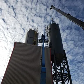 Silos and steel